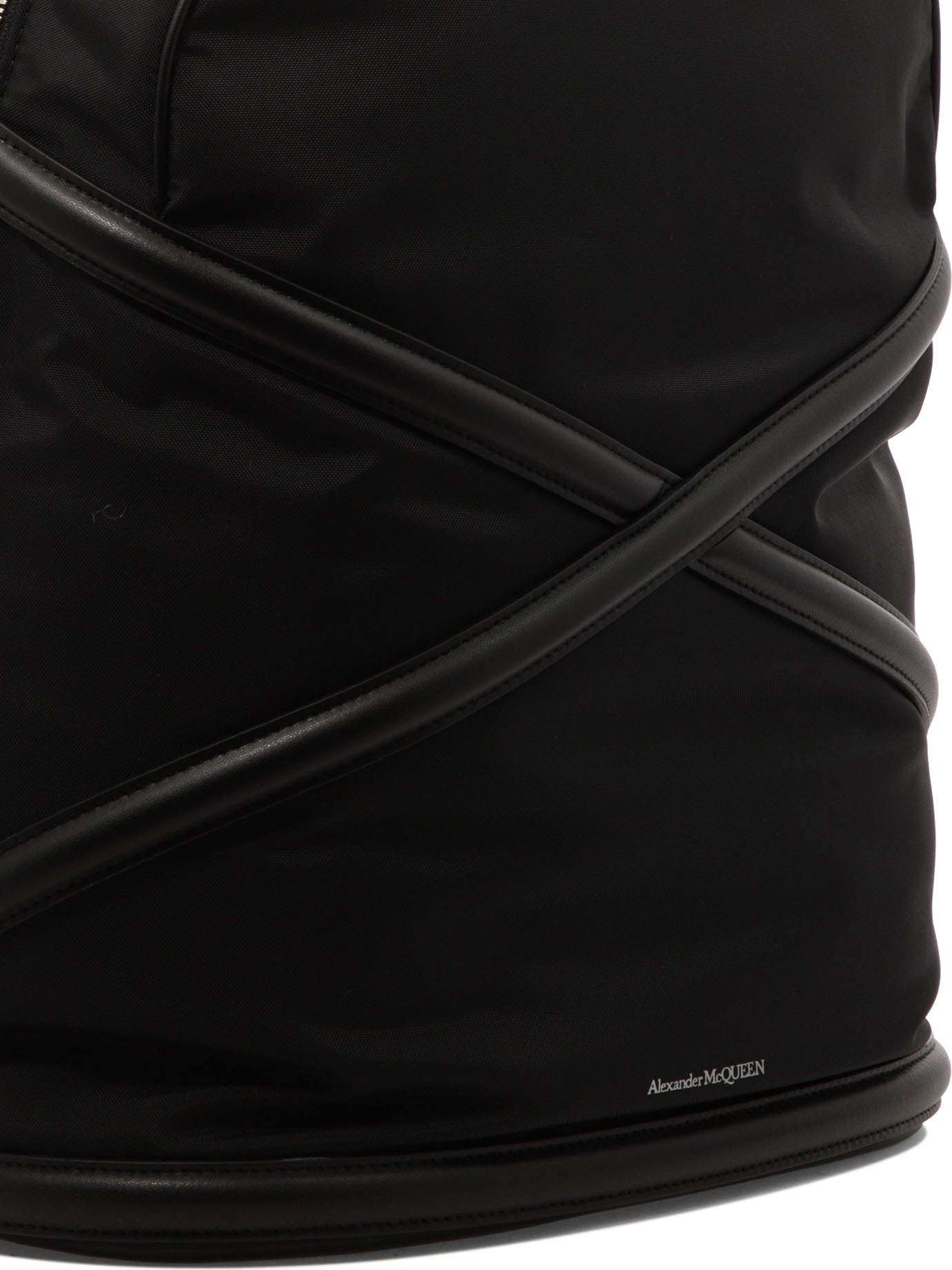 ALEXANDER MCQUEEN Black   Harness backpack